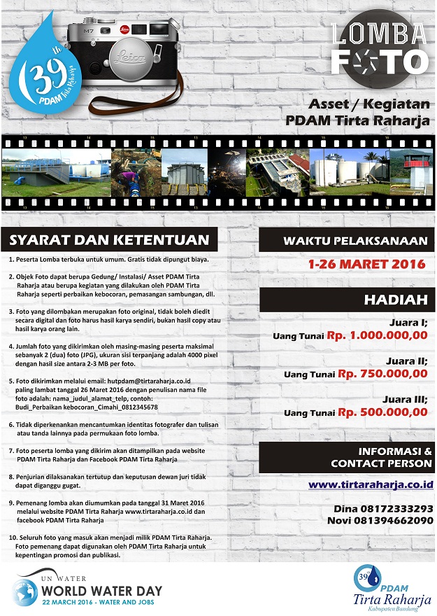 Lomba Fotografi HUT PDAM