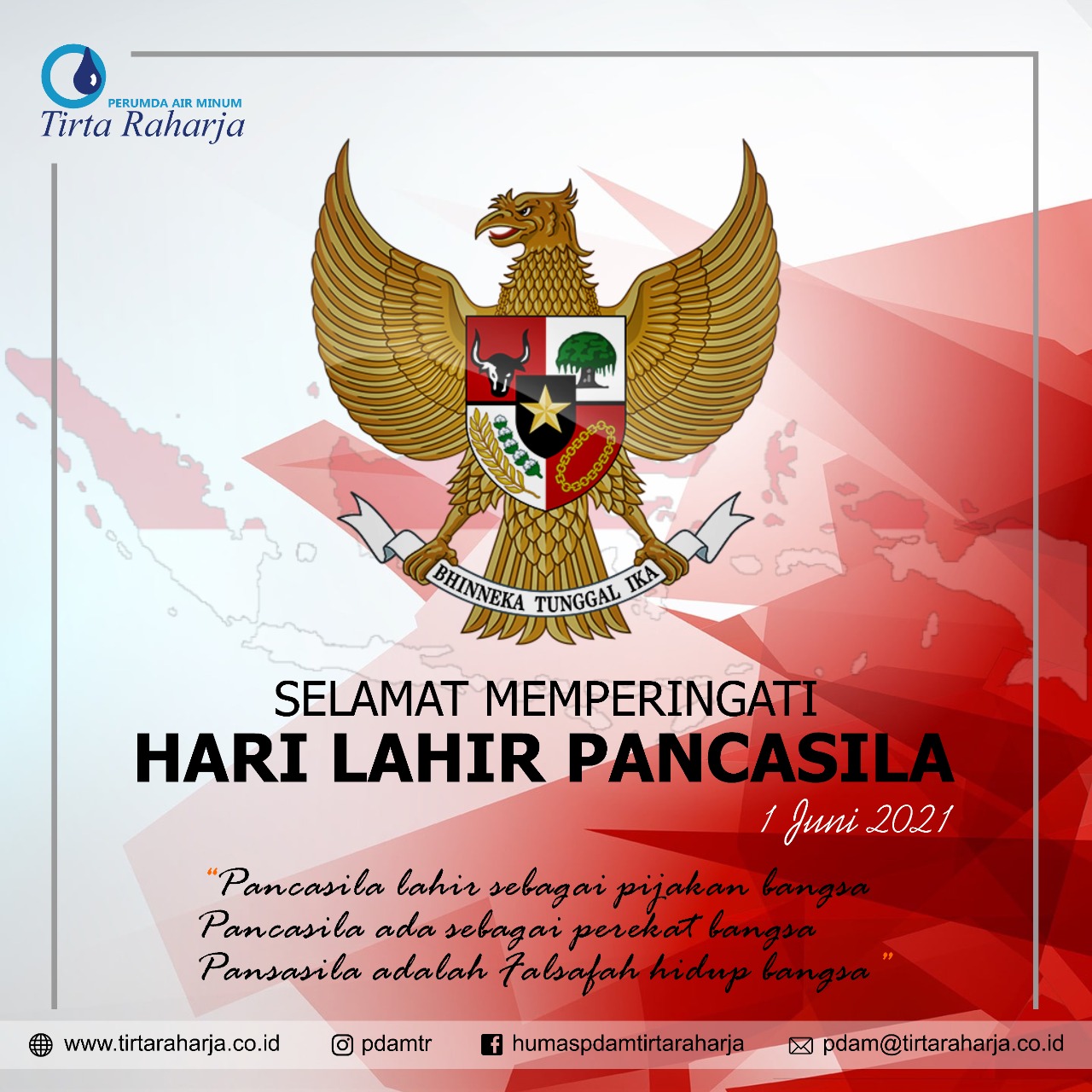 Selamat Memperingati Hari Lahir Pancasila 1 Juni 2021