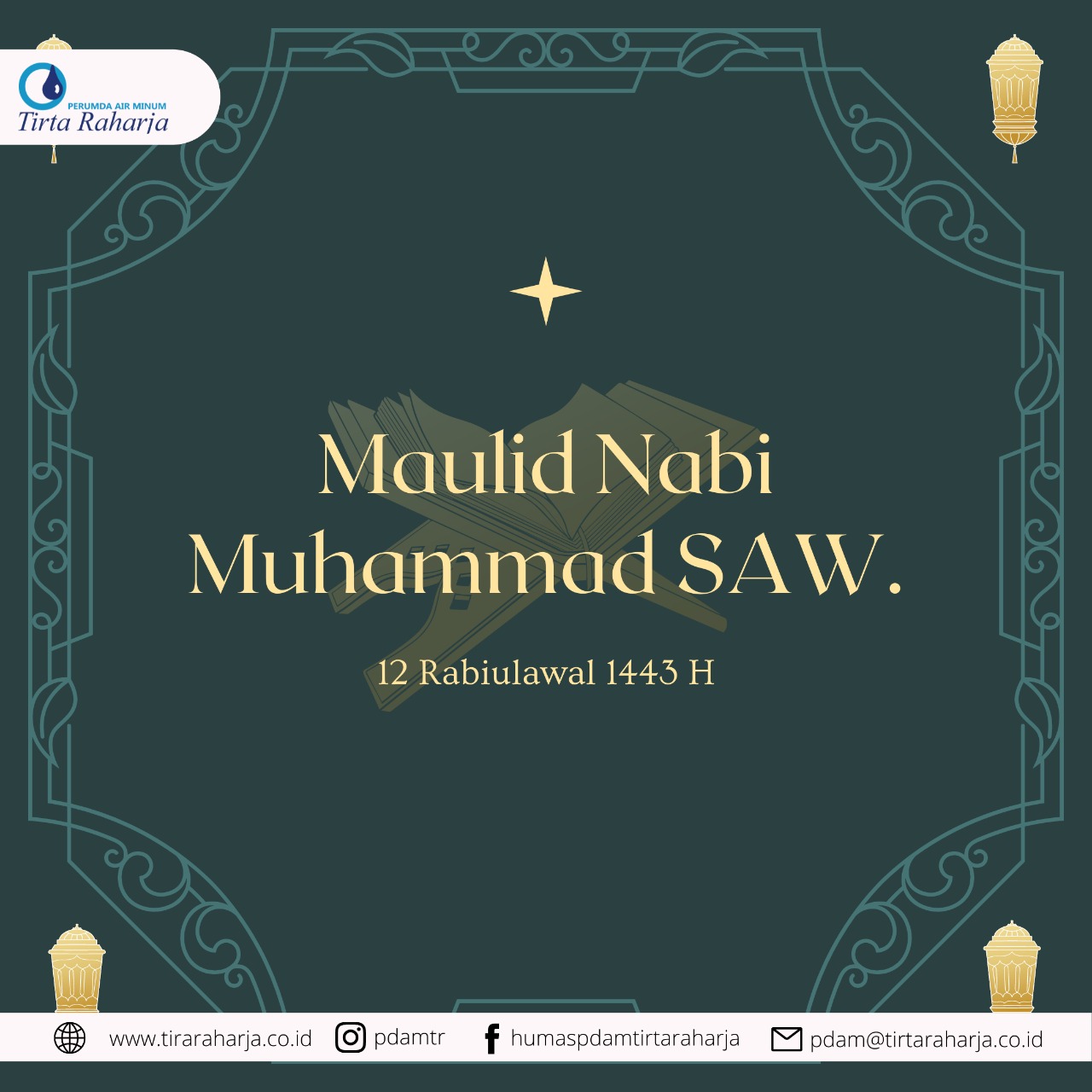 Selamat Memperingati Maulid Nabi Muhammad SAW 12 Rabiulawal 1443 H.