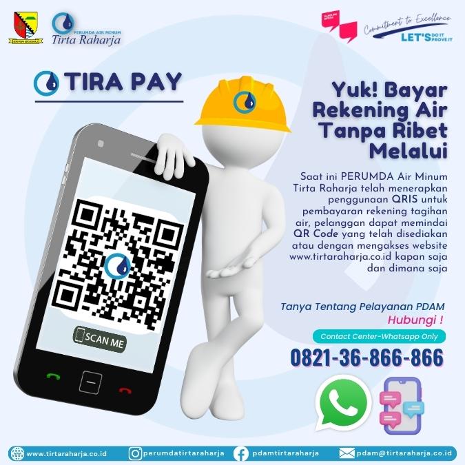 BAYAR REKENING AIR TANPA RIBET MELALUI TIRA PAY